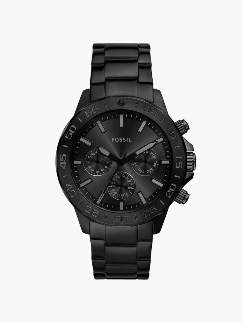 Fossil Bannon Black Stainless Steel Watch